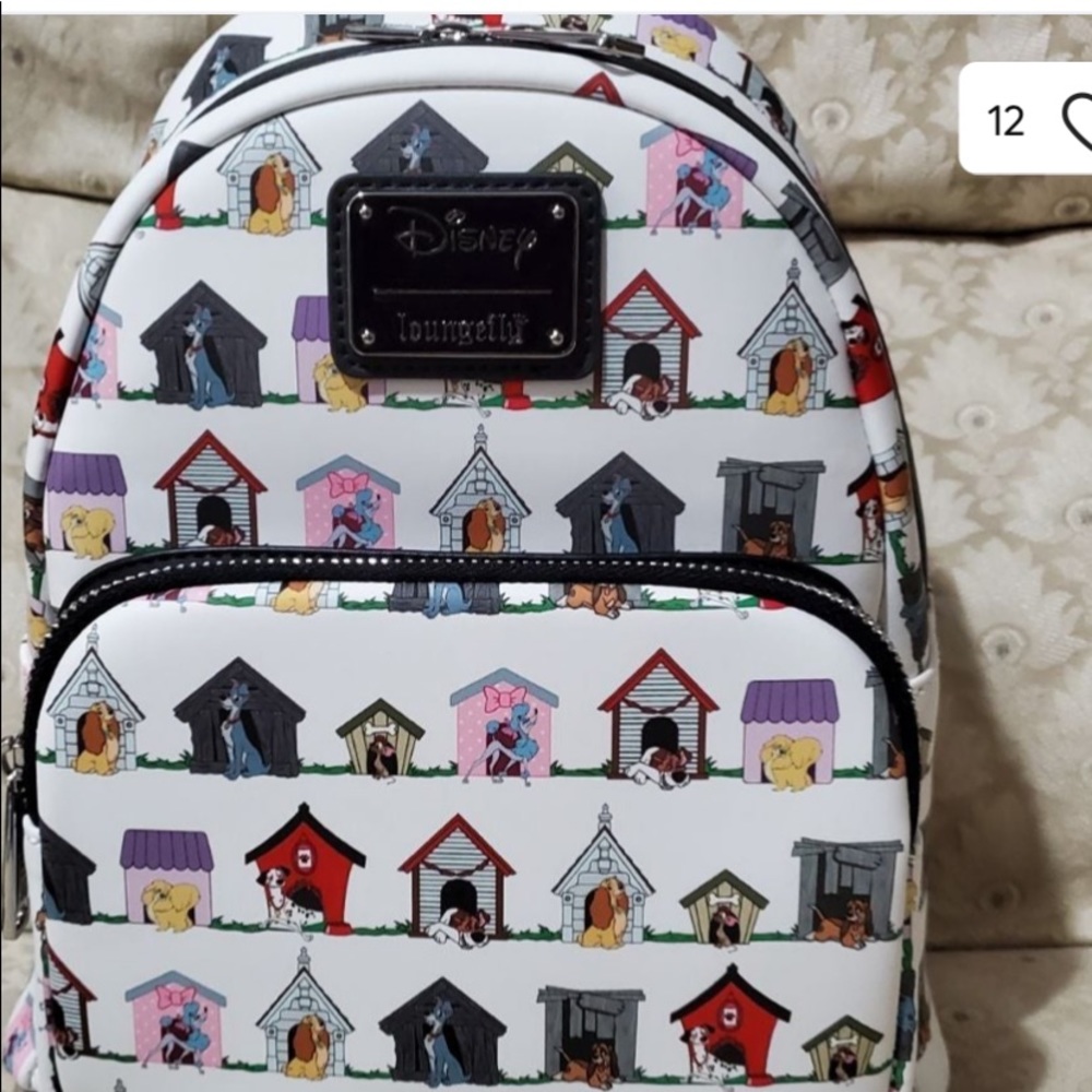Disney loungefly dogs mini backpack